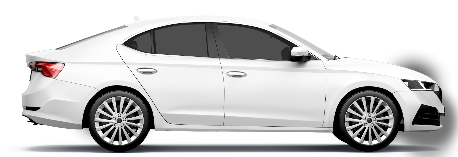 Automobil za zatamljenim staklima ovisno o odabiru